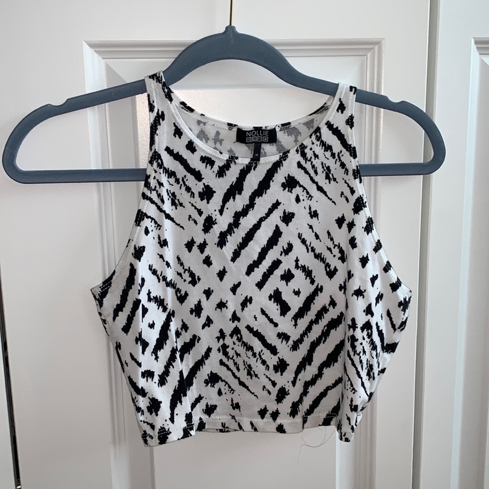 Relaxed Racerback Cropped Top